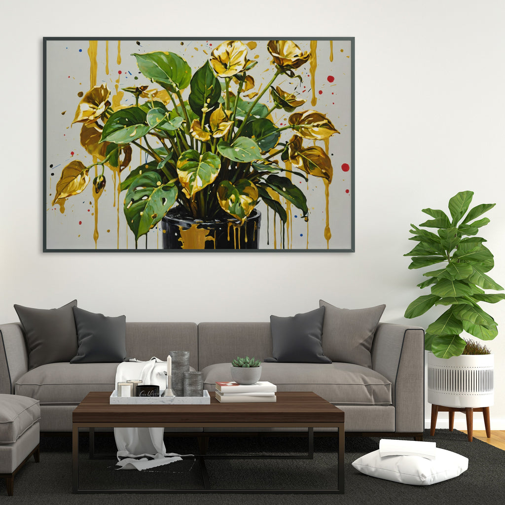 arte digital para imprimir - Arte Floral Abstrata