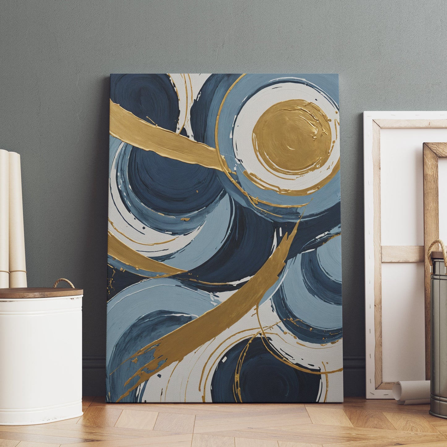 quadros personalizados - Impressão de Redemoinho Abstrato