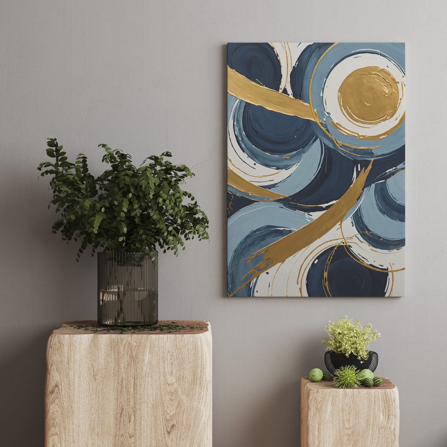 quadros personalizados - Impressão de Redemoinho Abstrato