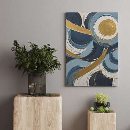 quadros personalizados - Impressão de Redemoinho Abstrato