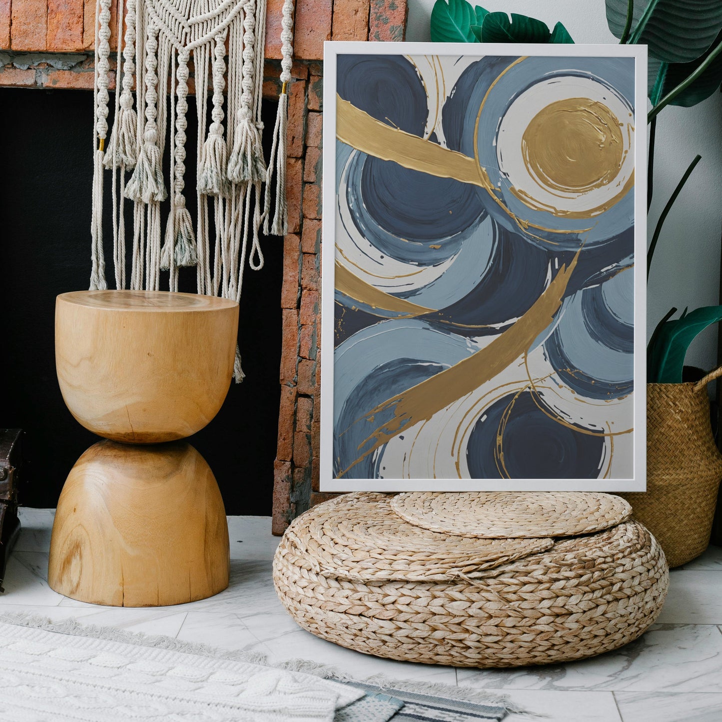 quadros personalizados - Impressão de Redemoinho Abstrato
