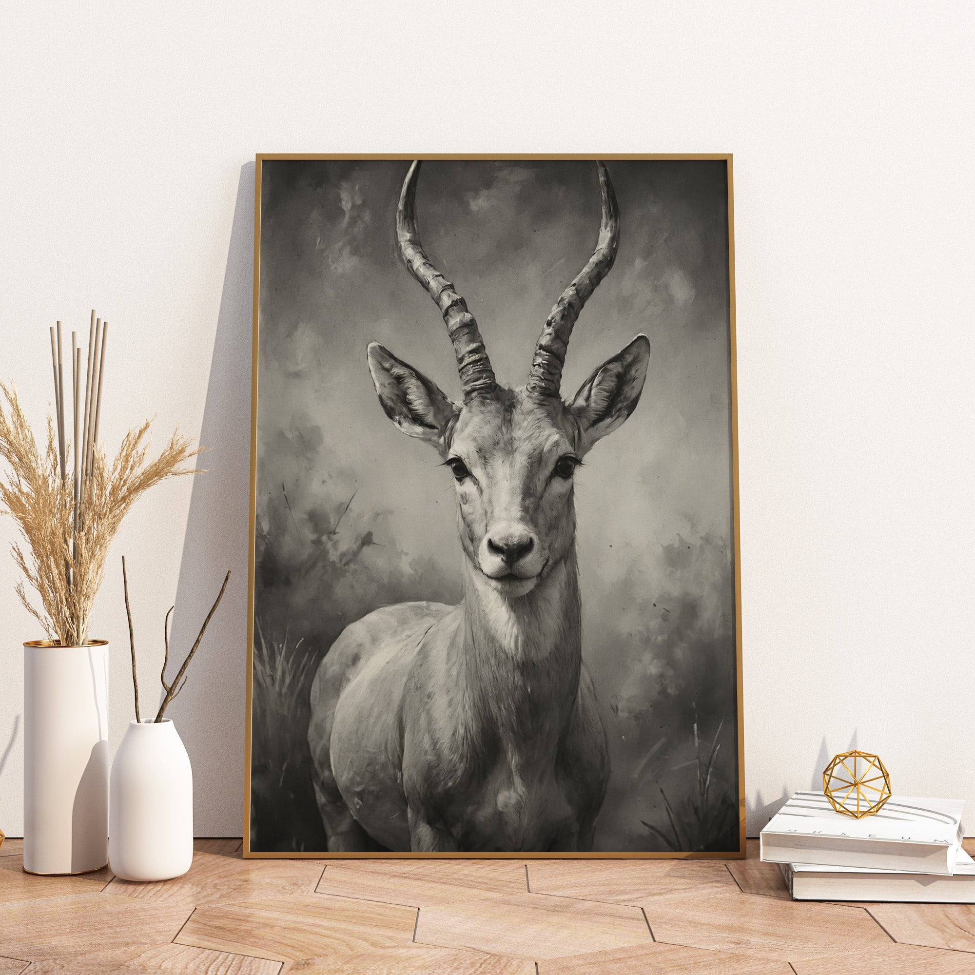 arte em canvas - Olhar gracioso- Impressão artística a carvão