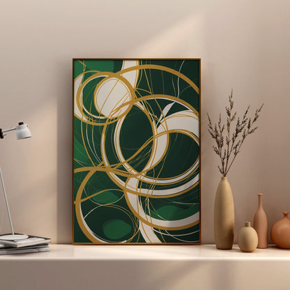 arte digital para imprimir - Impressão de Redemoinho Abstrato