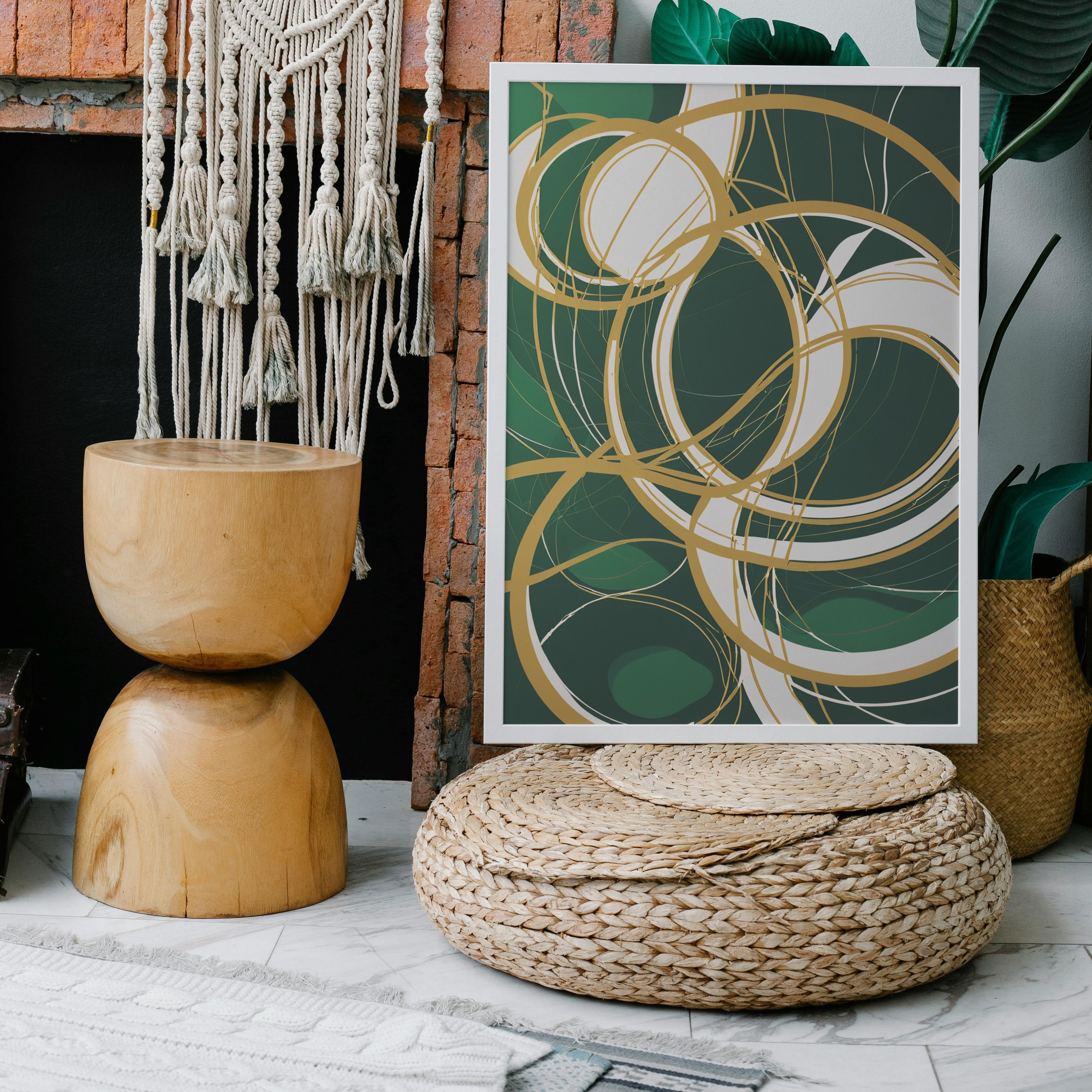 arte digital para imprimir - Impresión de Redemoinho Abstrato