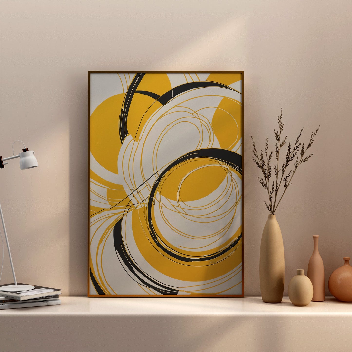 prints decorativos - Impressão de redemoinho abstrato