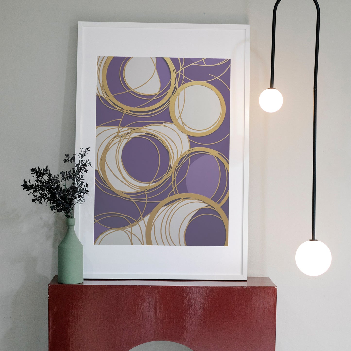 galeria de quadros - Impressão de Redemoinho Abstrato