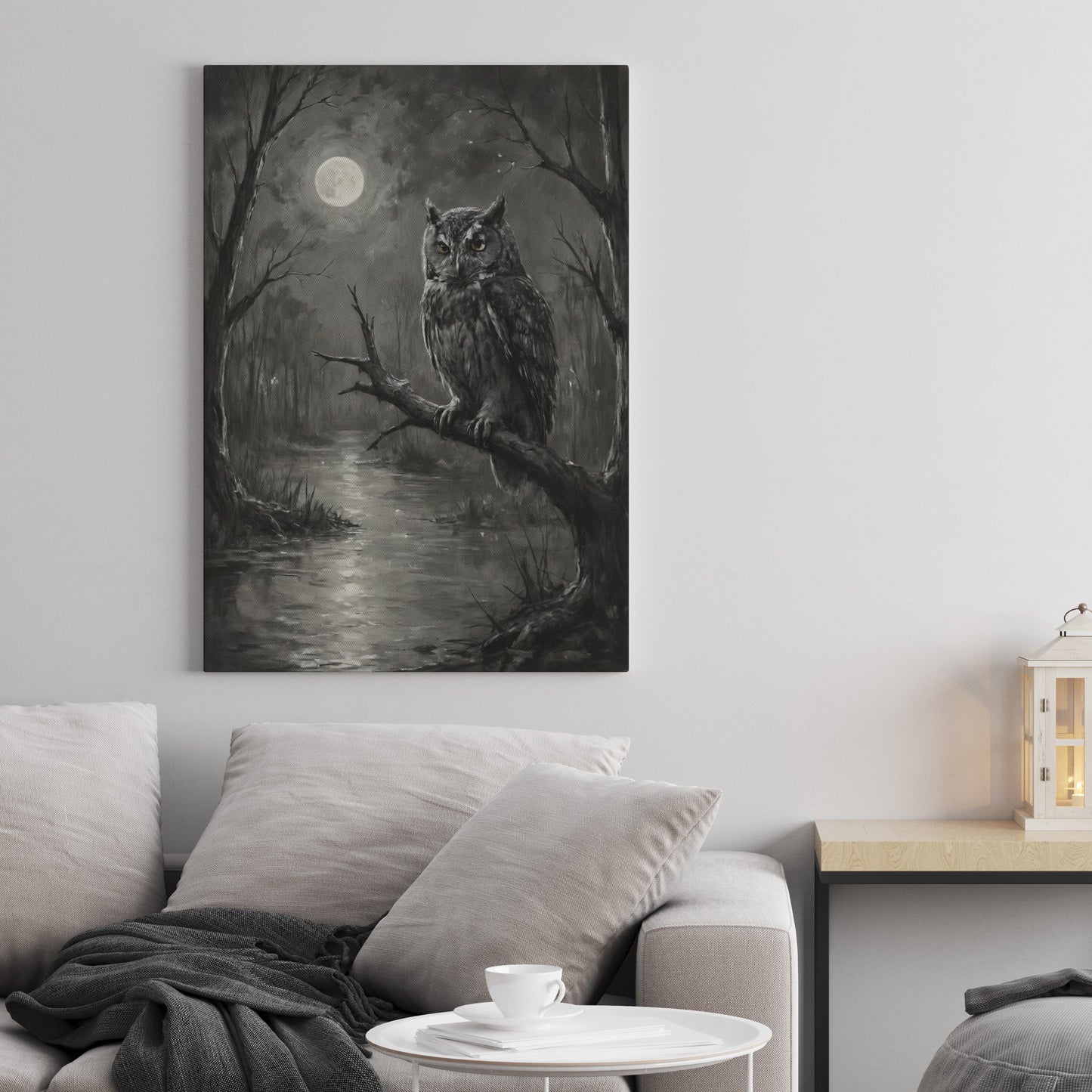 quadros minimalistas - Impressão artística a carvão