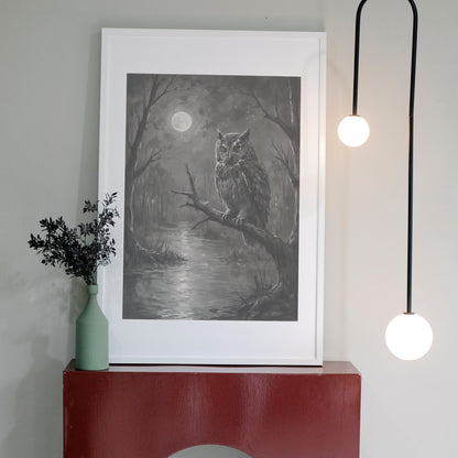 quadros minimalistas - Impressão artística a carvão