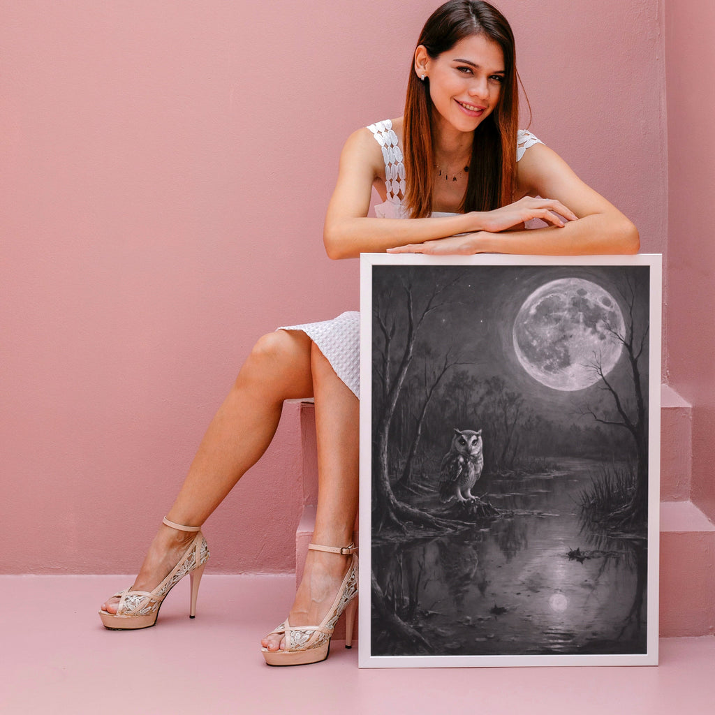 quadros abstratos - Impresión artística a carvão