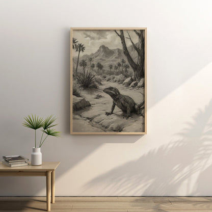 decoração de parede - Impressão artística em carvão