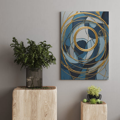 quadros para cozinha - Impressão de Redemoinho Abstrato