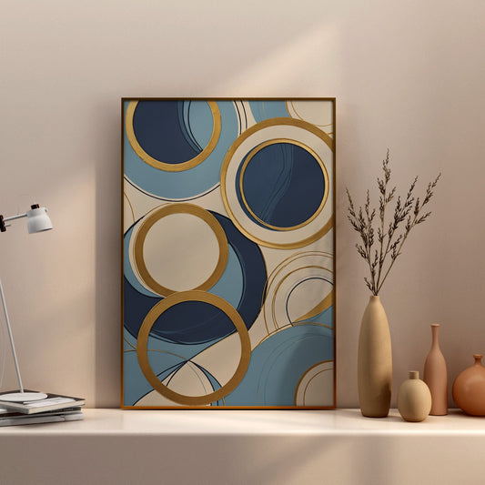 decoração com quadros - Impressão de Redemoinho Abstrato