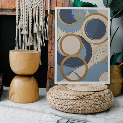 decoração com quadros - Impressão de Redemoinho Abstrato