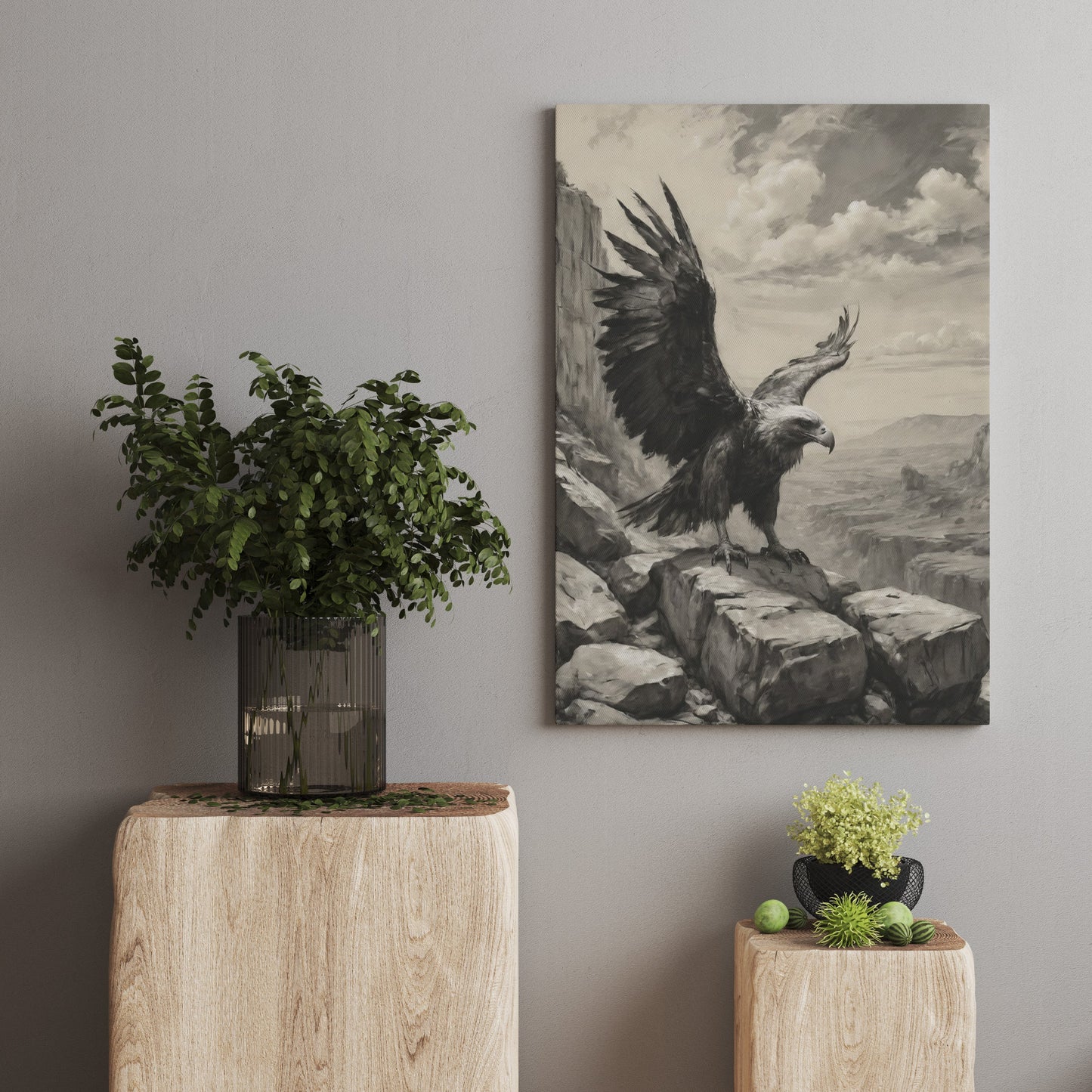 quadros vintage - Impressão Artística em Carvão