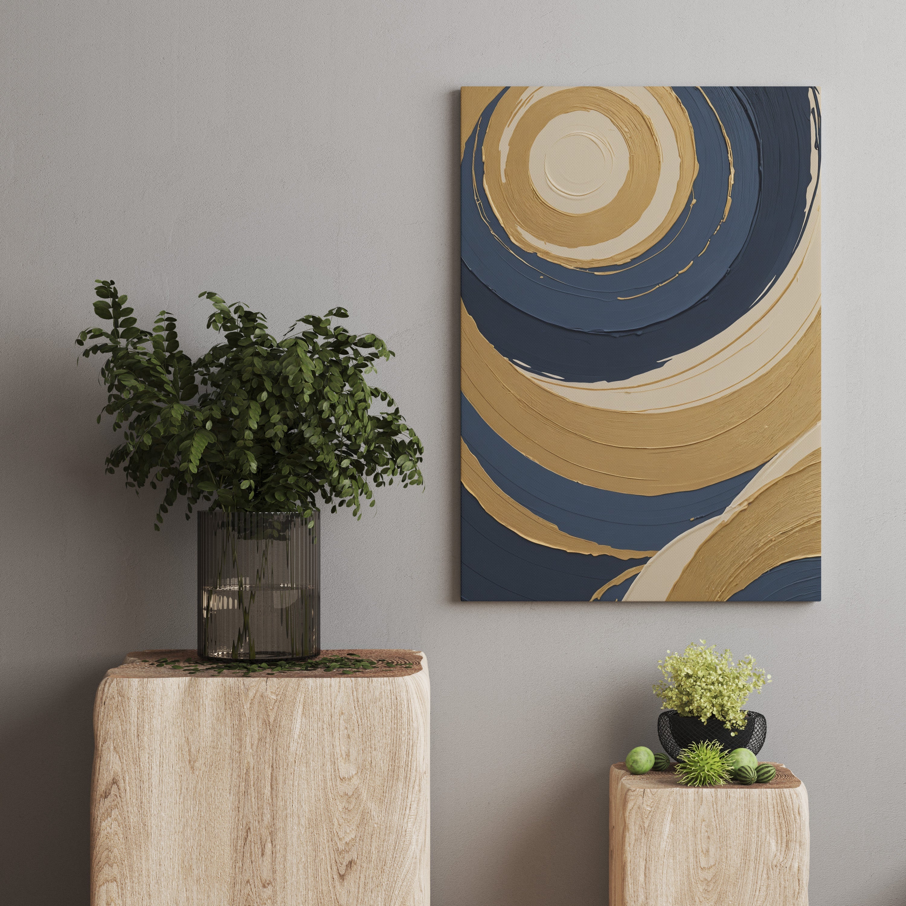 cuadros para sala - Impressão de Redemoinhos Abstratos