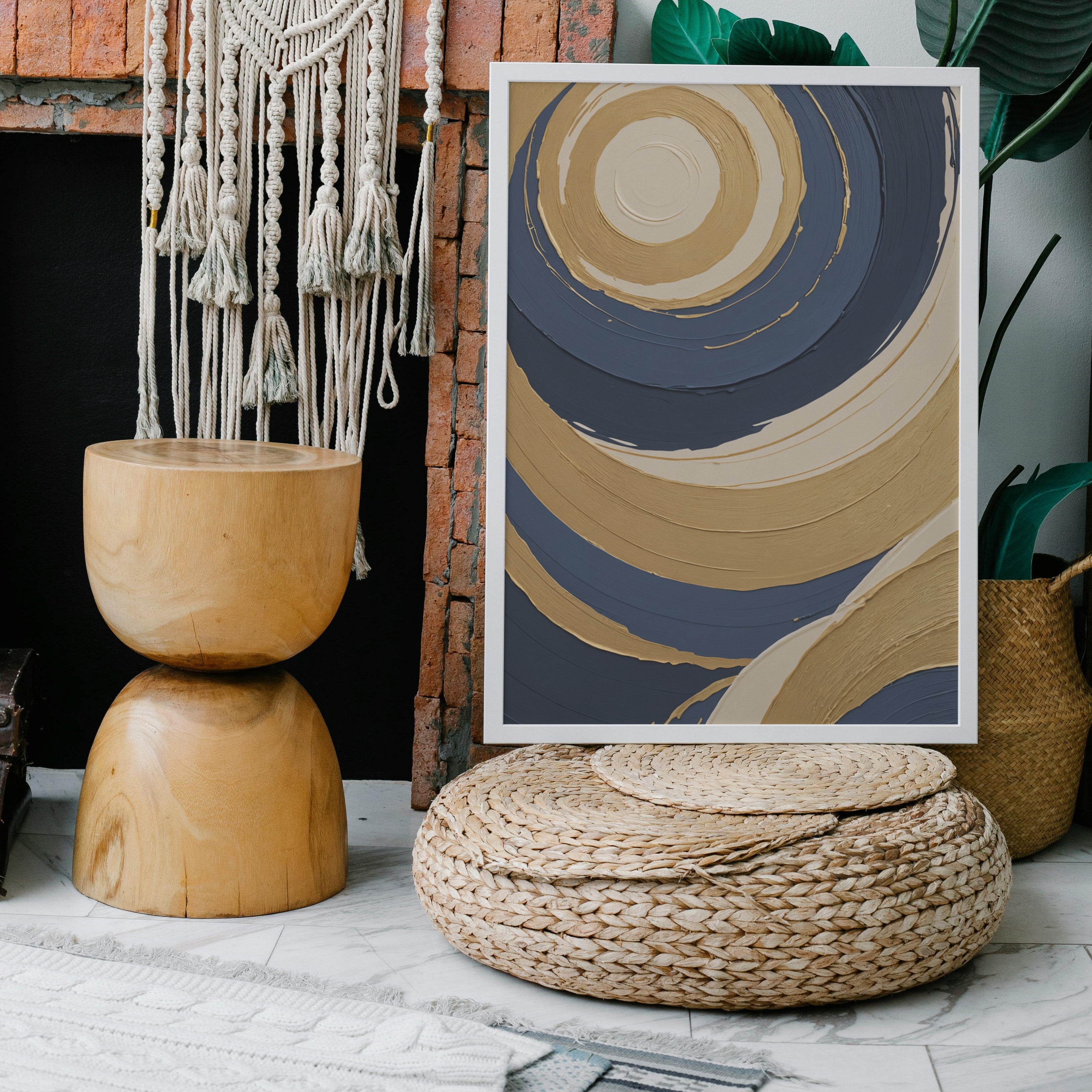 cuadros para sala - Impressão de Redemoinhos Abstratos