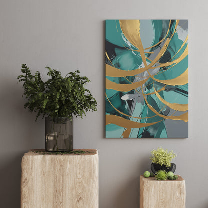 quadros modernos - Impressão abstrata do redemoinho
