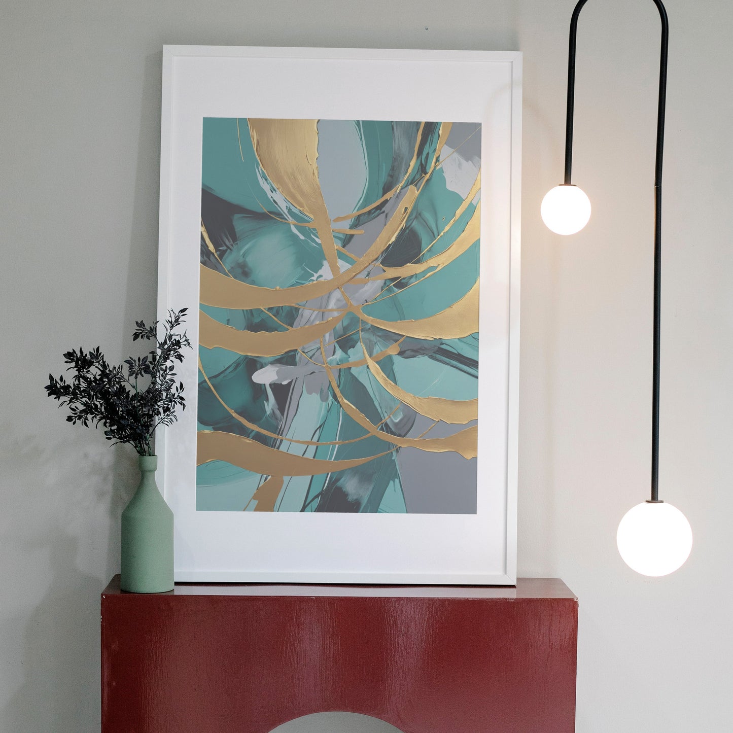 quadros modernos - Impressão abstrata do redemoinho