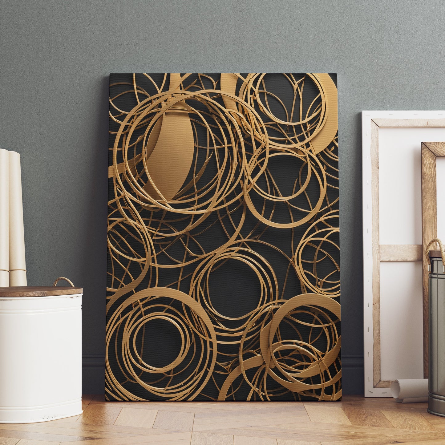 quadros com moldura - Impressão de Redemoinho Abstrato
