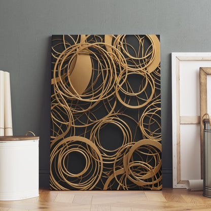 quadros com moldura - Impressão de Redemoinho Abstrato
