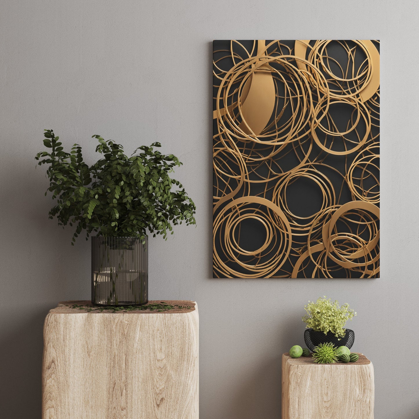 quadros com moldura - Impressão de Redemoinho Abstrato
