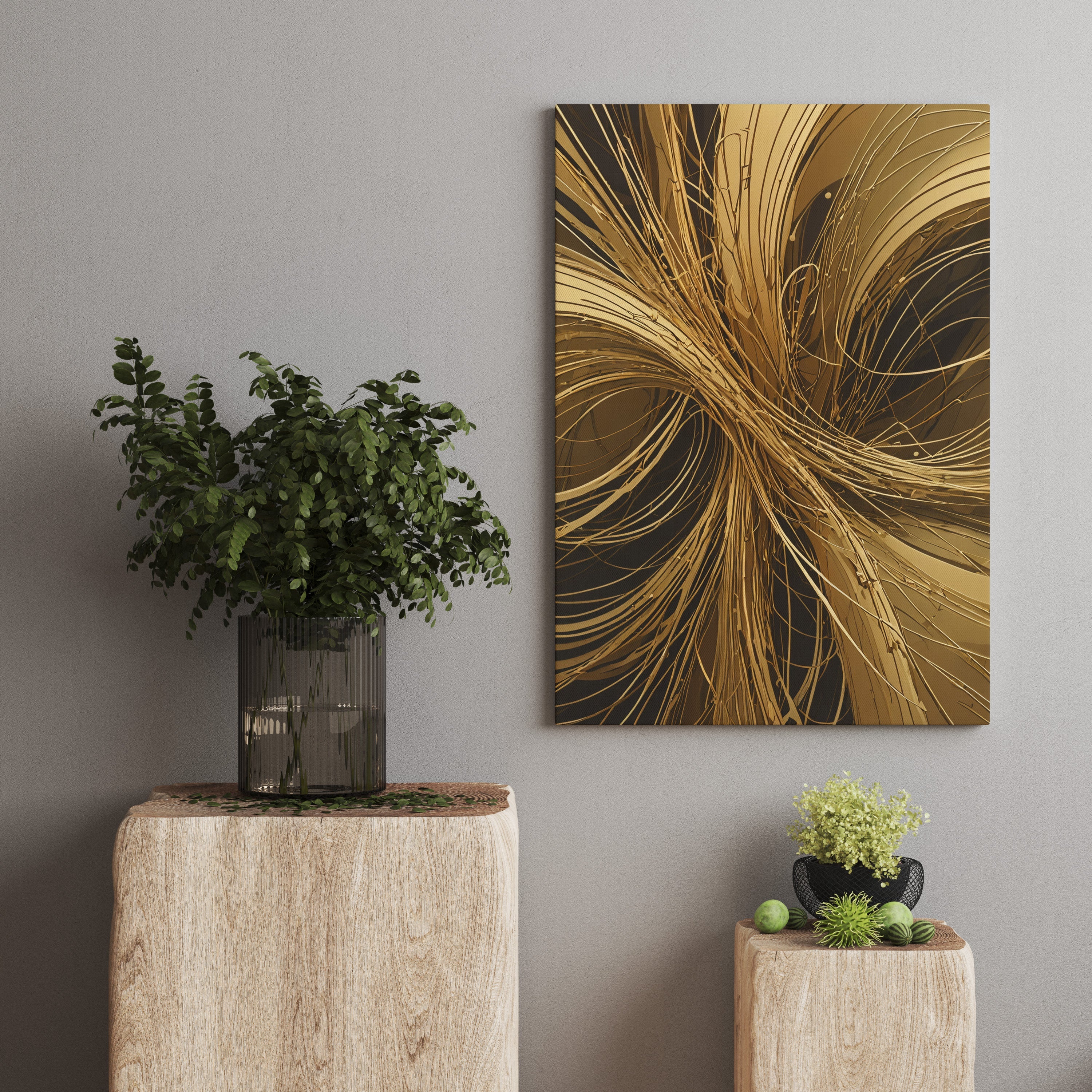 carteles decorativos - Impresión abstracta en redemoinho