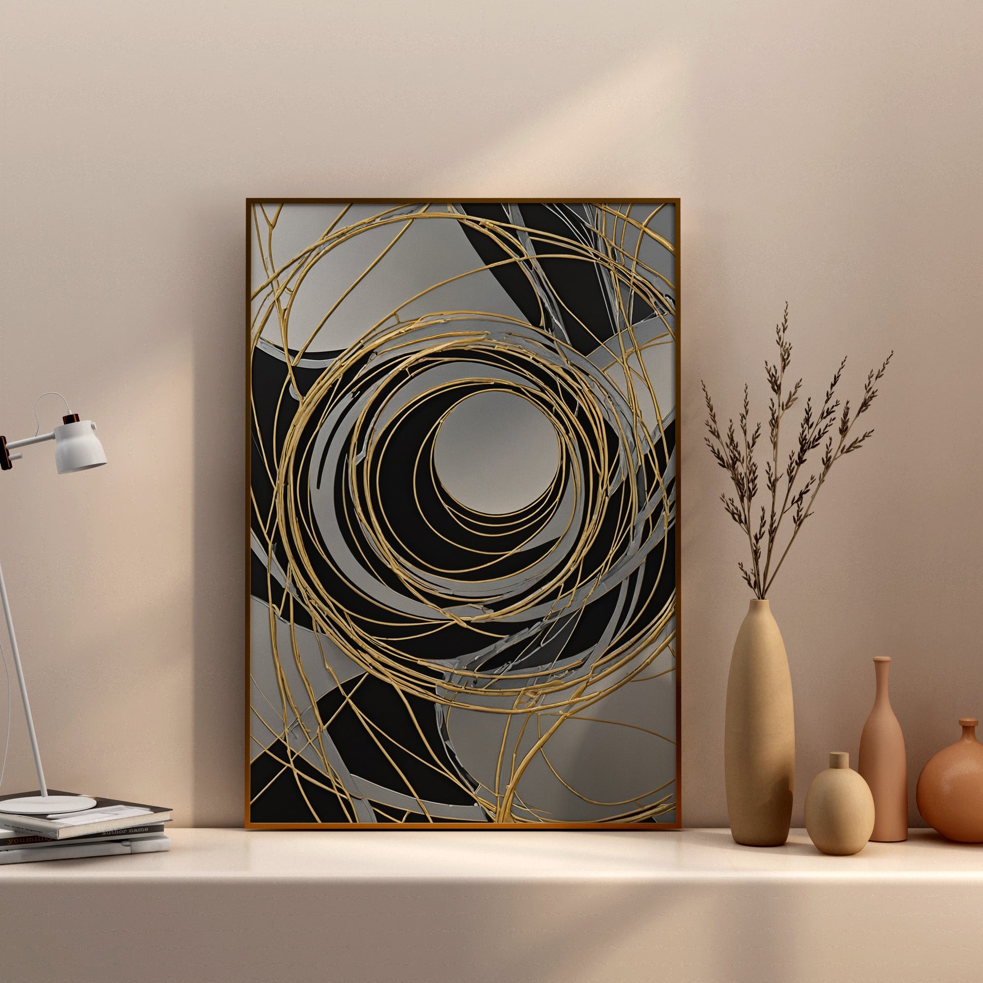 impresión en tela - Impresión de Redemoinho Abstrato