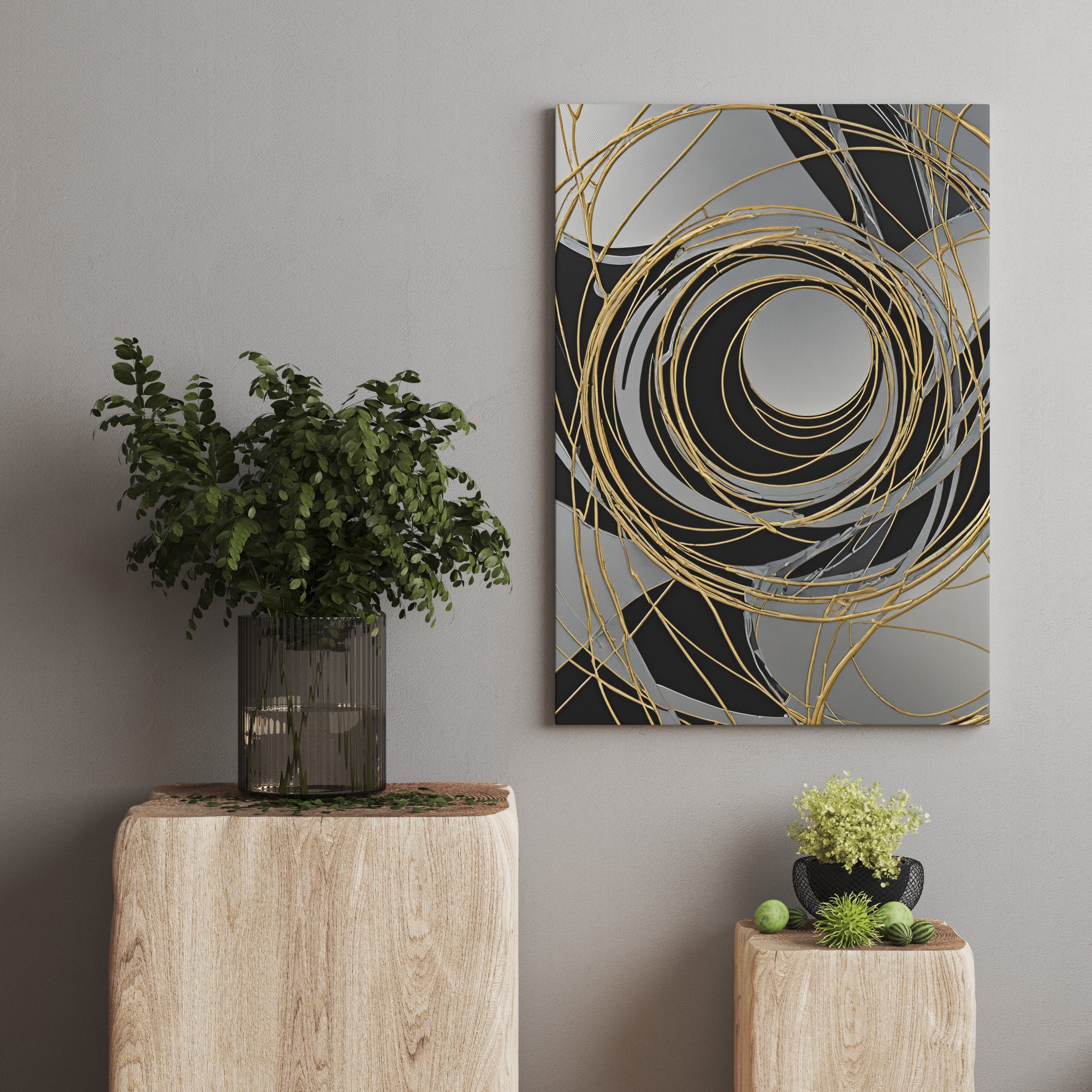 impresión en tela - Impresión de Redemoinho Abstrato