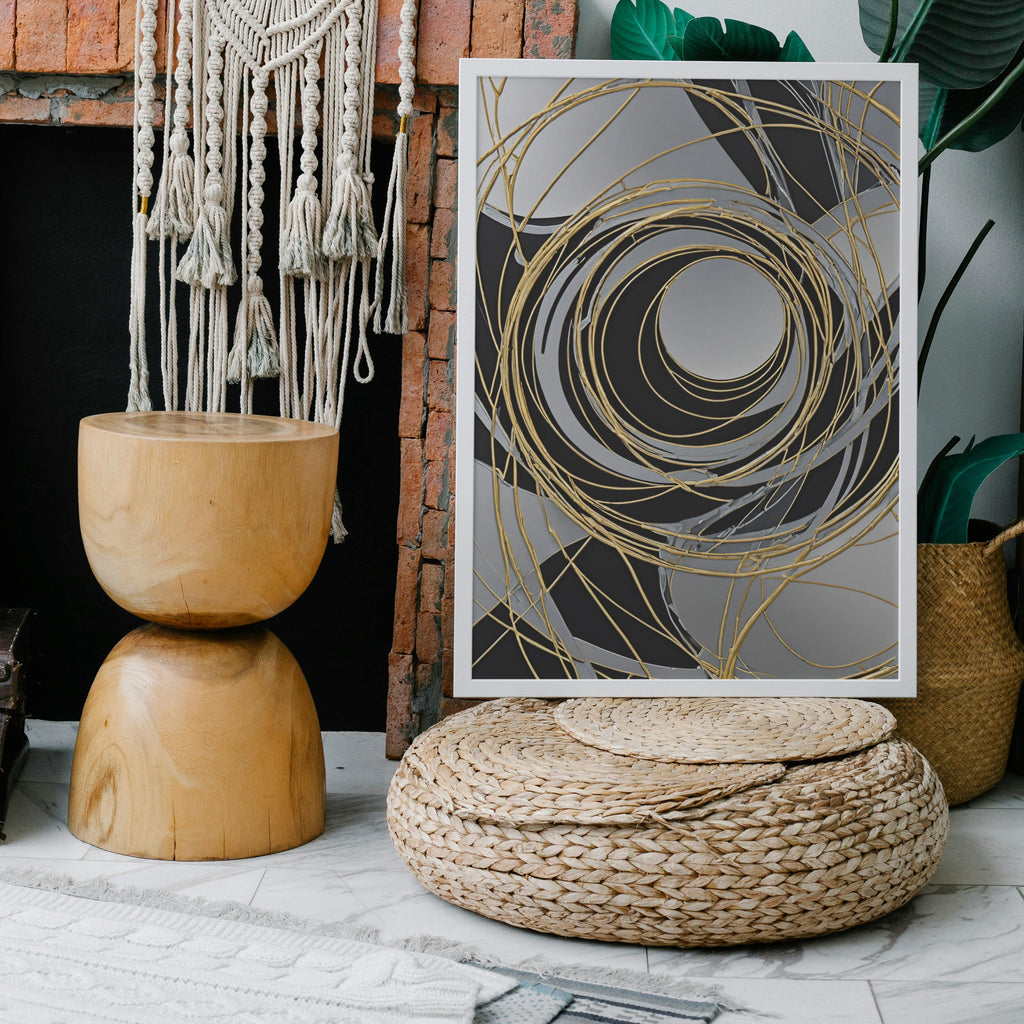 impresión en tela - Impresión de Redemoinho Abstrato