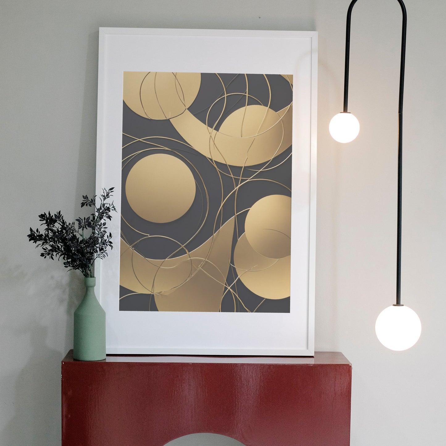 arte digital para imprimir - Impressão de Redemoinho Abstrato