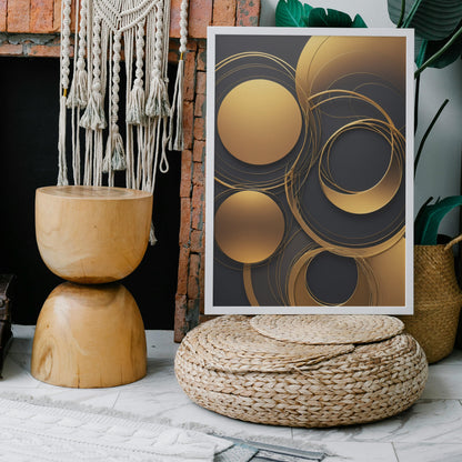 quadros para quarto - Impressão de Redemoinho Abstrato