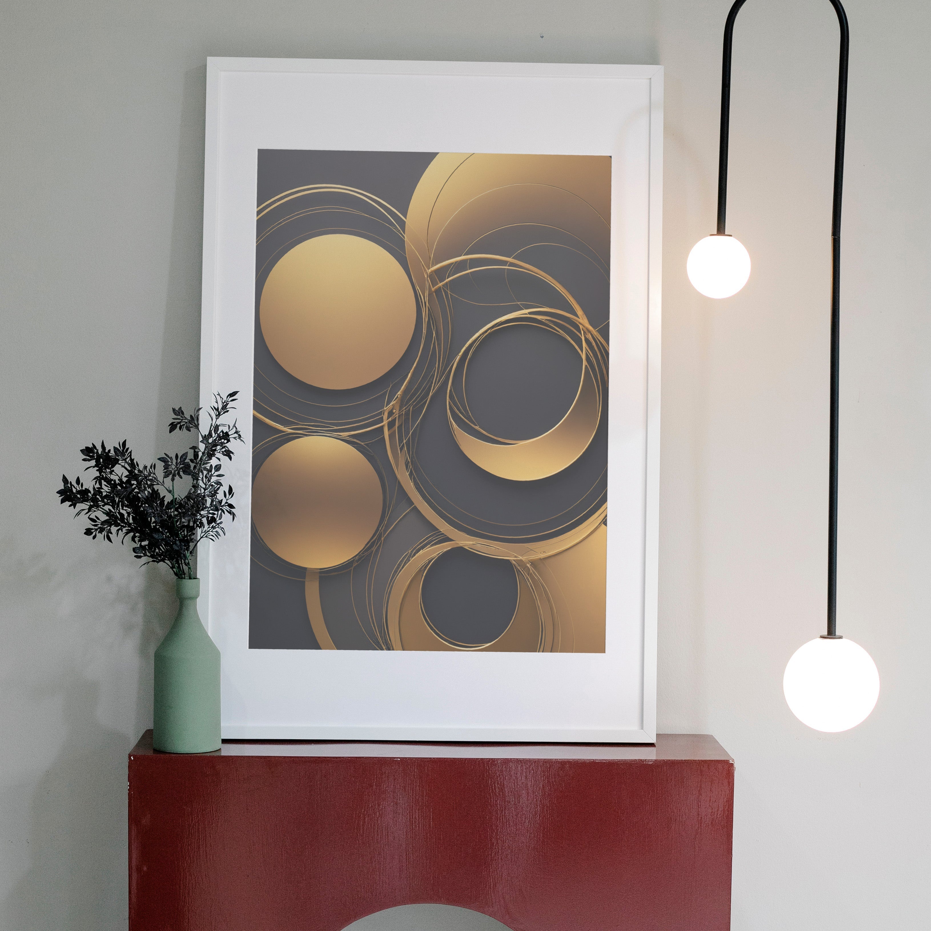 cuadros para cuarto - Impressão de Redemoinho Abstrato