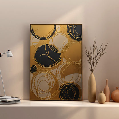 decoração de parede - Impressão de Redemoinho Abstrato