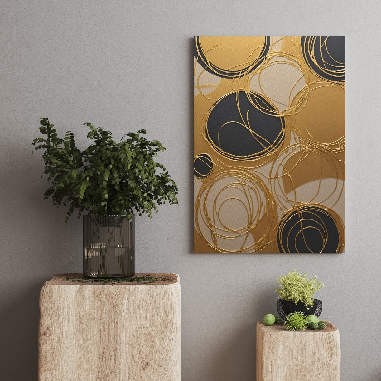 decoração de parede - Impressão de Redemoinho Abstrato