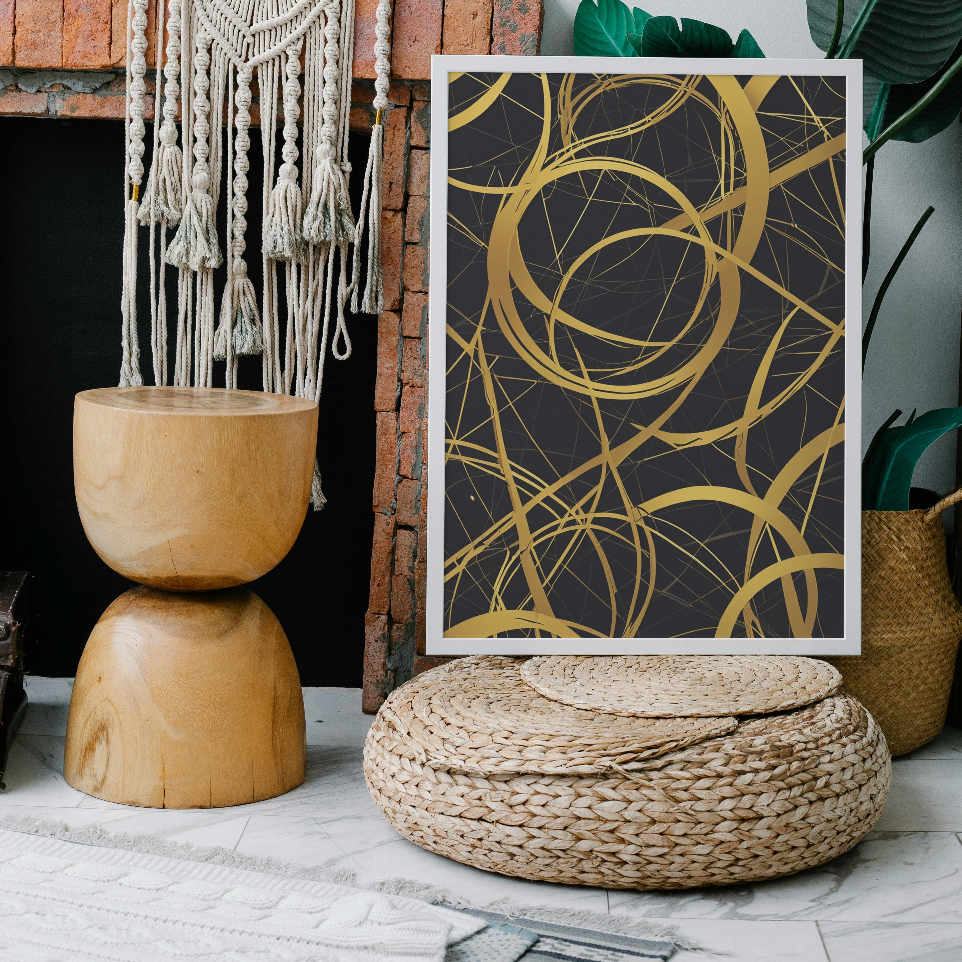 quadros escandinavos - Impresión de Redemoinho Abstrato