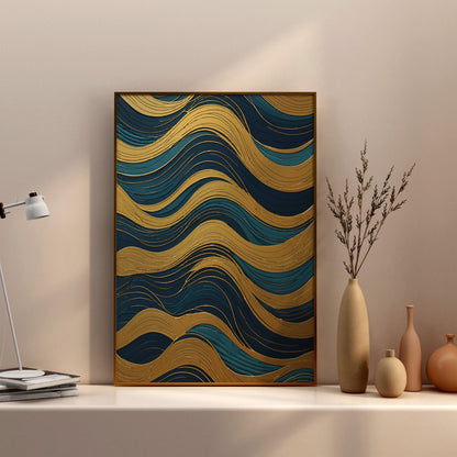arte digital para imprimir - Impressão de Redemoinho Abstrato