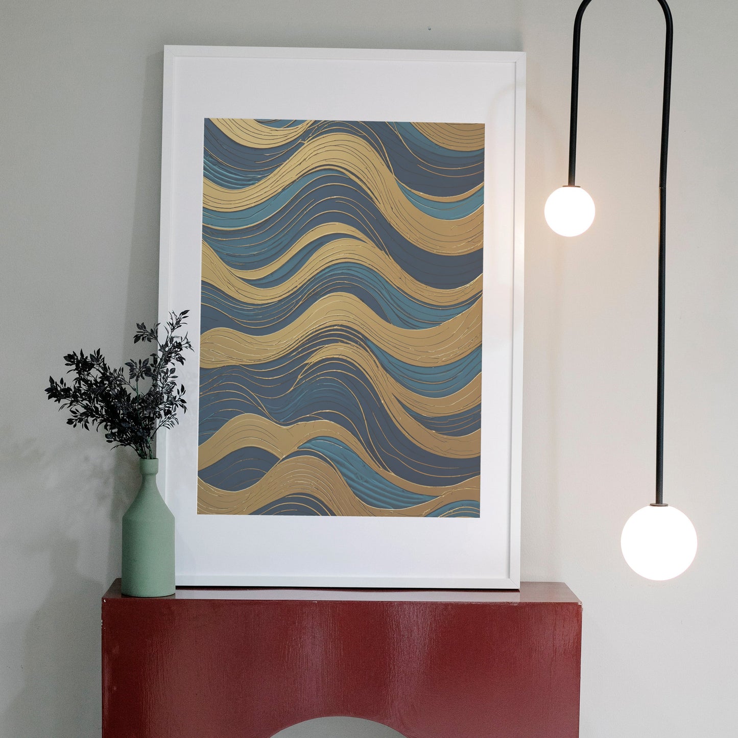 arte digital para imprimir - Impressão de Redemoinho Abstrato