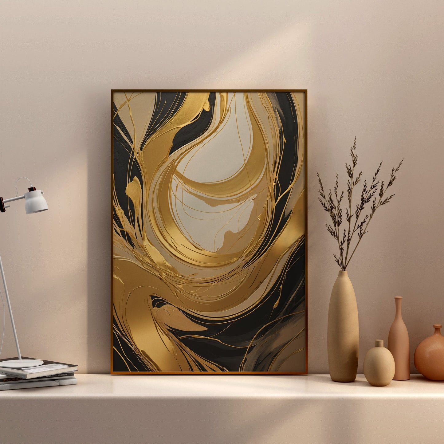decoração com quadros - Impressão de Redemoinho Abstrato