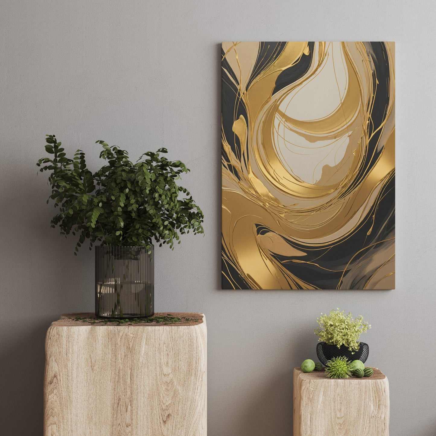 decoração com quadros - Impressão de Redemoinho Abstrato