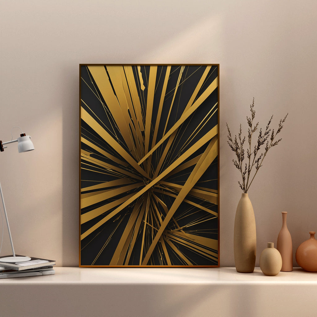 quadros decorativos - Impressão de Redemoinho Abstrato