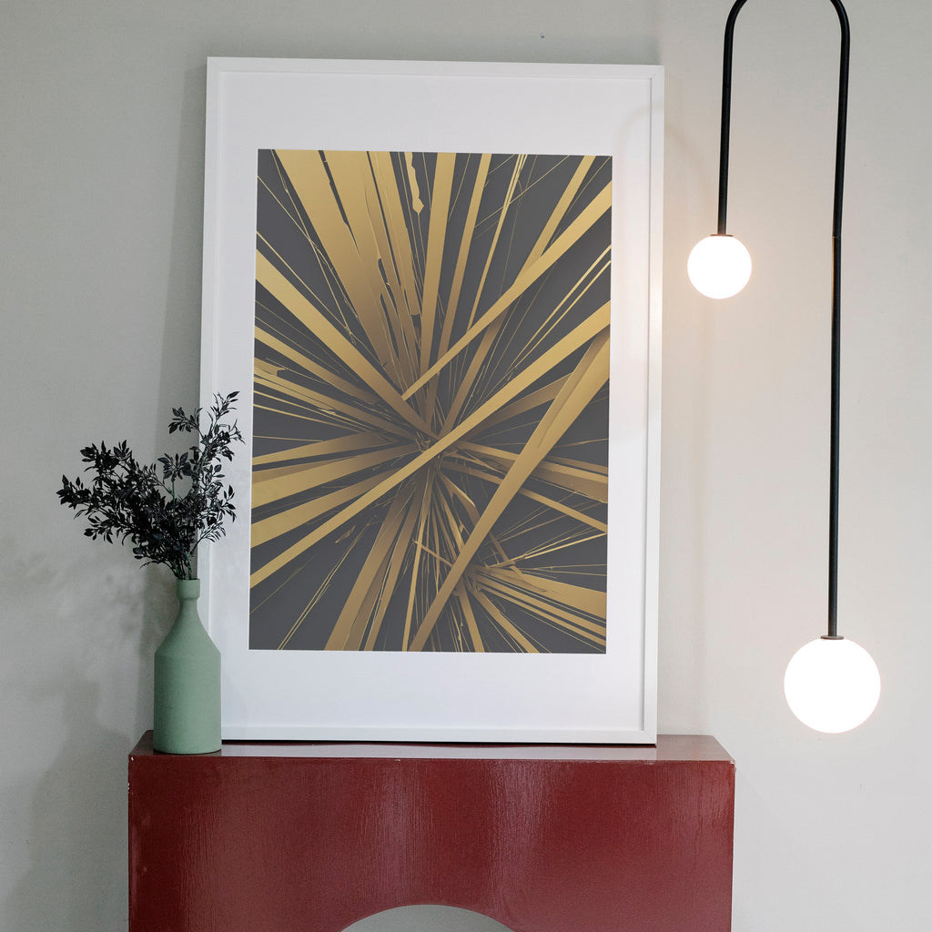 quadros decorativos - Impressão de Redemoinho Abstrato