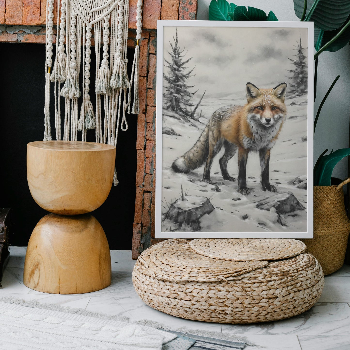 quadros decorativos - Impressão artística em carvão