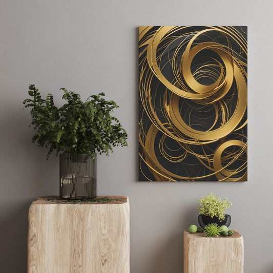 quadros personalizados - Impressão de Redemoinho Abstrato
