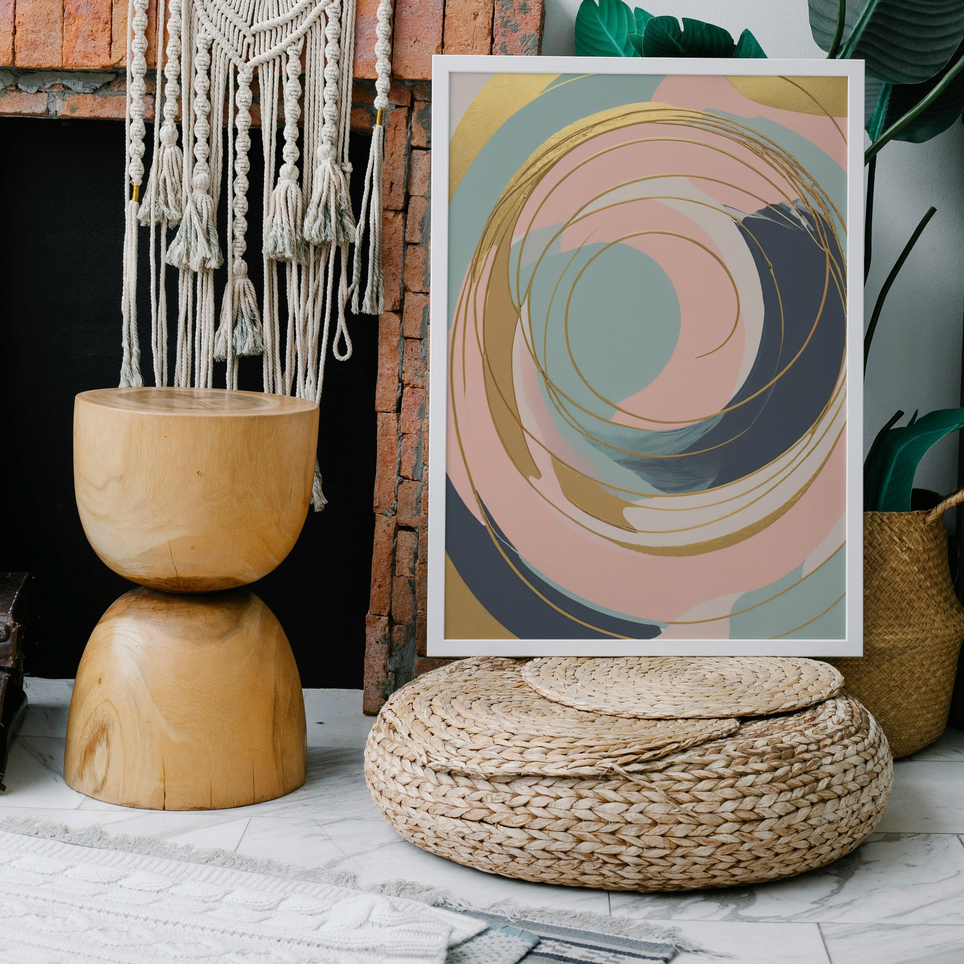 cuadros personalizados - Impresión abstracta en redemoinho