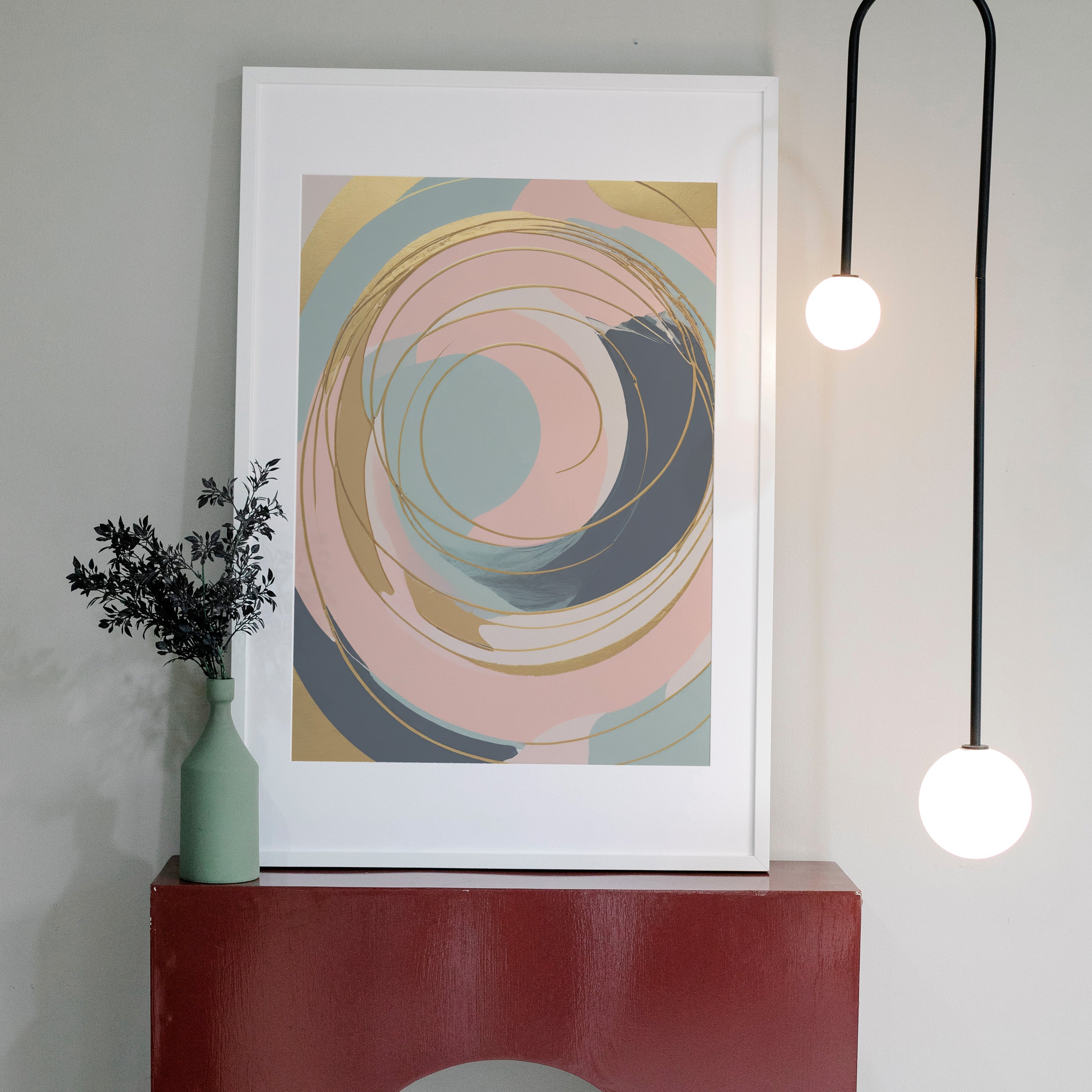 cuadros personalizados - Impresión abstracta en redemoinho