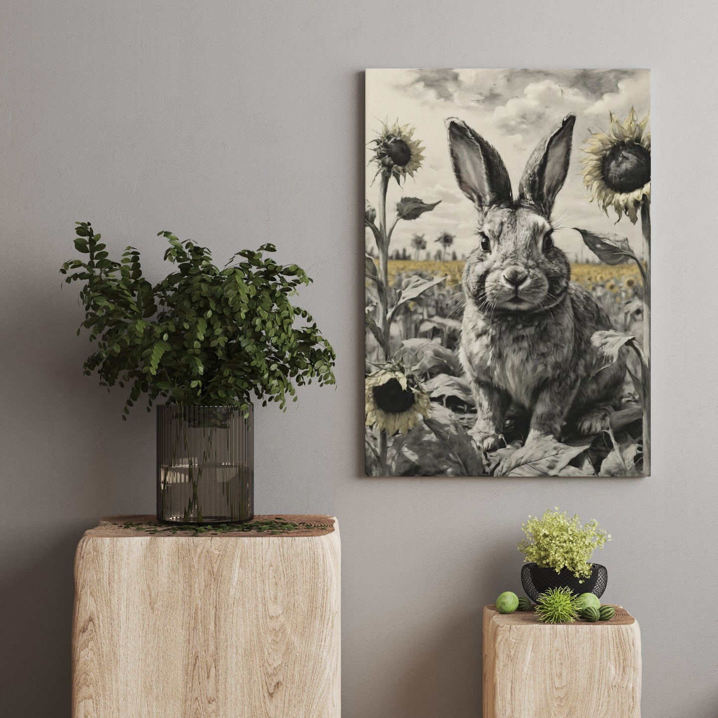 arte de parede - Impressão artística a carvão