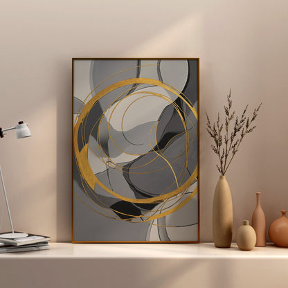 arte de parede - Impressão de Redemoinho Abstrato