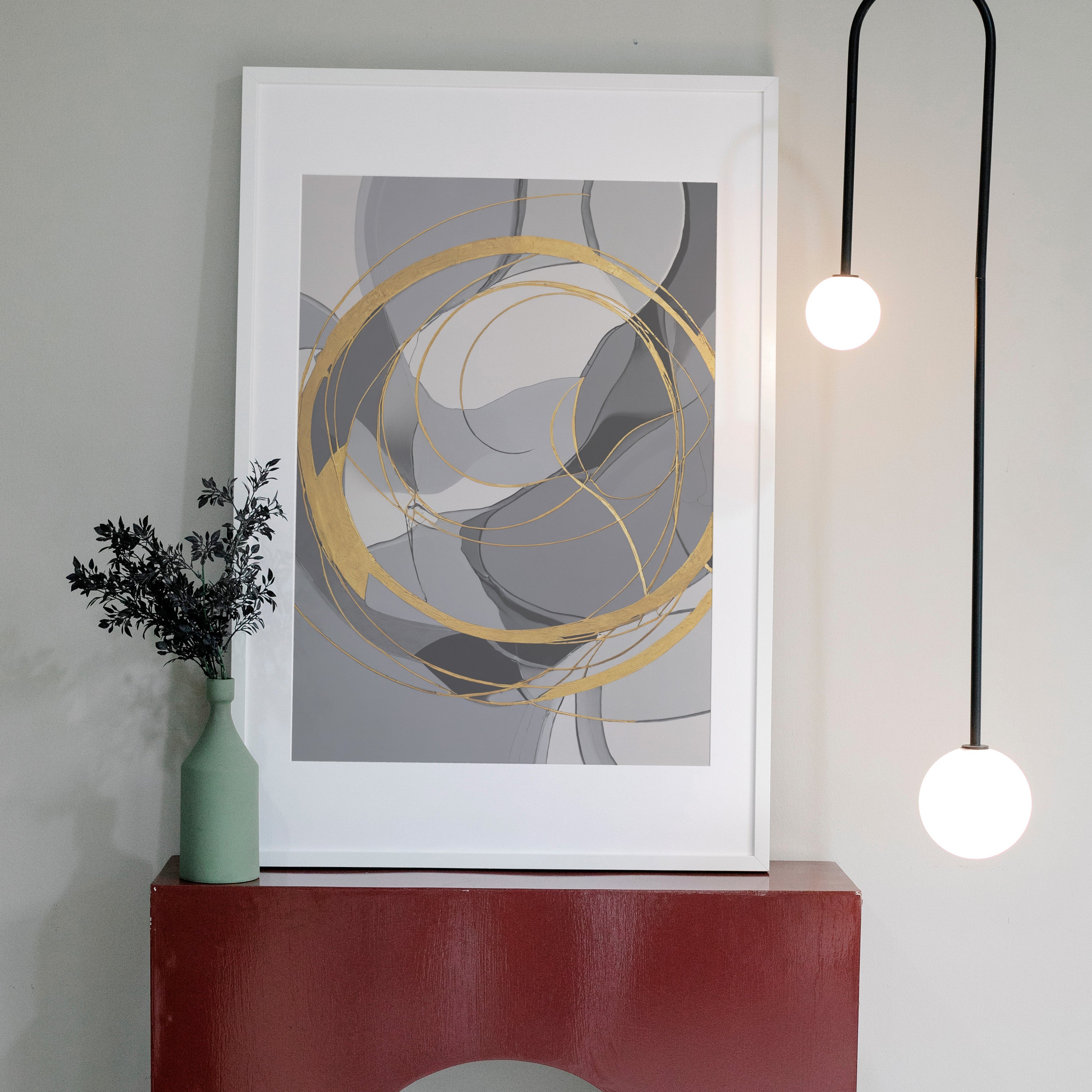 arte de parede - Impresión de Redemoinho Abstrato