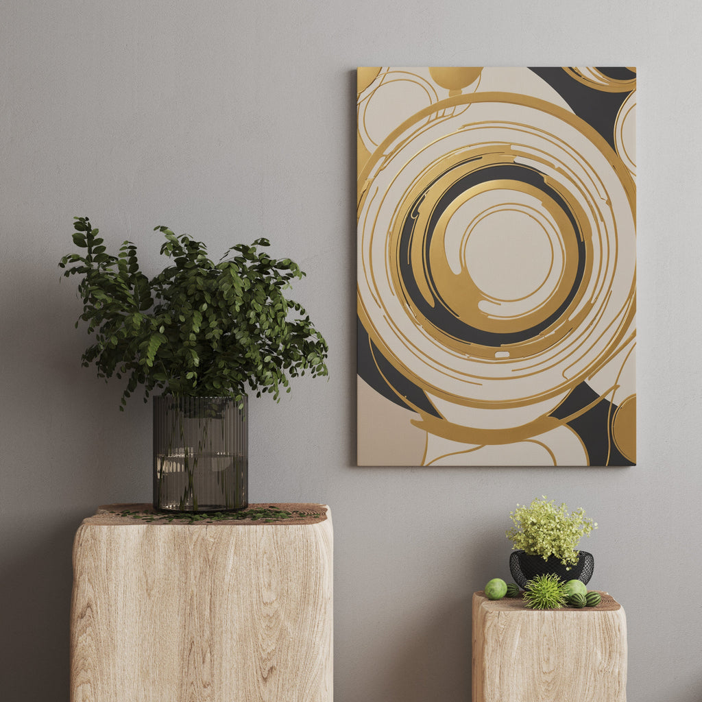 quadros para sala - Impressão de redemoinho abstrato