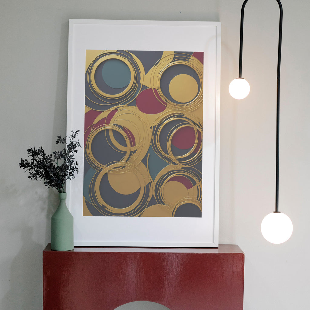 cuadros modernos - Impresión de Redemoinho Abstrato